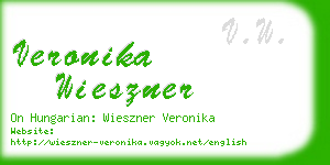 veronika wieszner business card